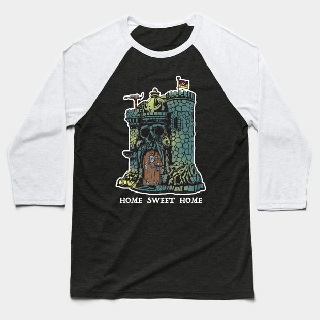 Home Sweet Home Castle Grayskull Baseball T-Shirt by Chris Nixt